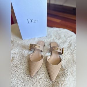 Dior D Buckle Flats